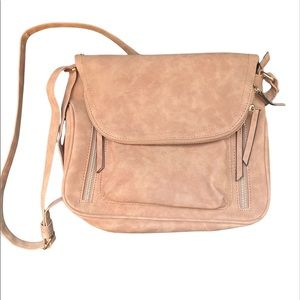 Violet Ray Kimmie Zippered Flap Crossbody Bag